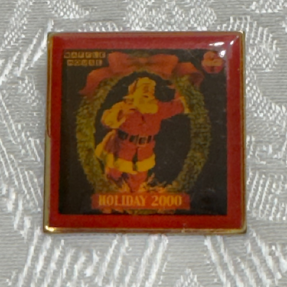 Waffle House Pin Christmas Collection 2000 Made In U.S.A. Coca Cola Red Metal